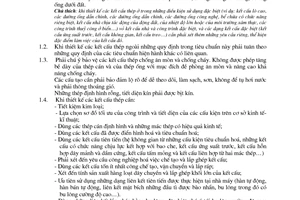 Tiêu chuẩn Việt Nam TCVN 5575:1991 về kết cấu thép - tiêu chuẩn thiết kế