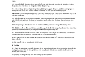Tiêu chuẩn Việt Nam TCVN 5573:1991 về kết cấu gạch đỏ và gạch đỏ cốt thép – tiêu chuẩn thiết kế