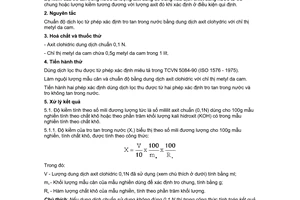 Tiêu chuẩn Việt Nam TCVN 5085:1990 (ISO 1578 - 1975)
về chè - xác định độ kiềm của tro tan trong nước