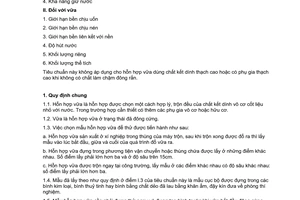 Tiêu chuẩn Việt Nam TCVN 3121:1979 về vữa và hỗn hợp vữa xây dựng - phương pháp thử cơ lí