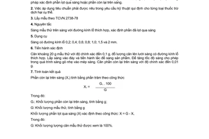 Tiêu chuẩn Việt Nam TCVN 2743:1978 về thuốc trừ dịch hại - Xác định phần còn lại trên sàng