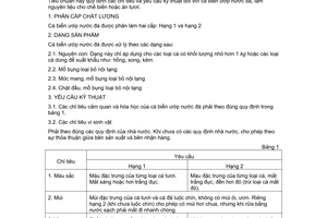 Tiêu chuẩn Việt Nam TCVN 2646:1978 về cá biển ướp nước đá - yêu cầu kỹ thuật
