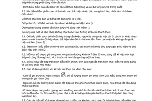 Tiêu chuẩn Việt Nam TCVN 2235:1977 về Tài liệu thiết kế - Thiết lập bản vẽ kết cấu bê tông cốt thép