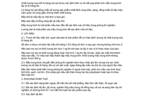 Tiêu chuẩn Việt Nam TCVN 1875:1976 về mì sợi - Phương pháp thử do Ủy ban Khoa học và Kỹ thuật Nhà nước ban hành