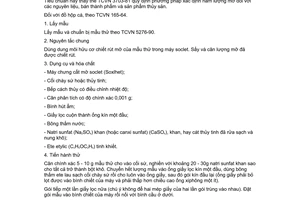 Tiêu chuẩn Việt Nam TCVN 3703:1990 về thủy sản - Phương pháp xác định hàm lượng mỡ