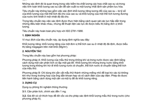 Tiêu chuẩn Việt Nam TCVN 4866:1989 (ISO 2781:1988)
về cao su lưu hóa - Xác định khối lượng riêng