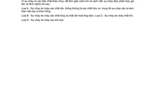 Tiêu chuẩn Việt Nam TCVN 4878:1989 (ISO 3941 : 1987) về phân loại cháy