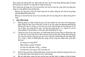 Tiêu chuẩn xây dựng Việt Nam TCXD 171:1989 về Bêtông nặng - Phương pháp không phá hoại sử dụng kết hợp máy đo siêu âm và súng bật nẩy để xác định cường độ nén