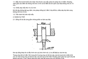 Tiêu chuẩn Việt Nam TCVN 1595:1988 về cao su - phương pháp xác định độ cứng So (Shore) A