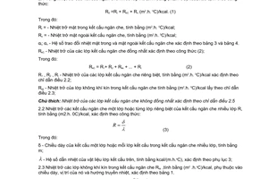 Tiêu chuẩn Việt Nam TCVN 4605:1988 về kỹ thuật nhiệt - kết cấu ngăn che - Tiêu chuẩn thiết kế
