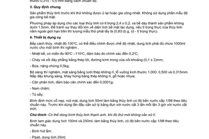 Tiêu chuẩn Việt Nam TCVN 1046:1988 (ST SEV 1569 : 1979) về thủy tinh - phương pháp xác định độ bền nước ở 98oC và phân cấp