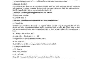 Tiêu chuẩn Việt Nam TCVN 4575:1988 về nước thải - phương pháp xác định hàm lượng kẽm