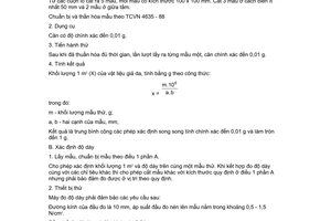 Tiêu chuẩn Việt Nam TCVN 4636:1988 về Vật liệu giả da - Phương pháp xác định khối lượng 1m2 và độ dày