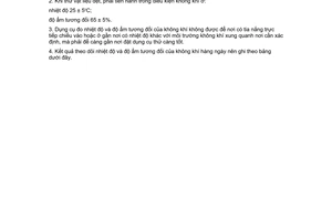 Tiêu chuẩn Việt Nam TCVN 1748:1975 về Vật liệu dệt - Điều kiện khí hậu để thử