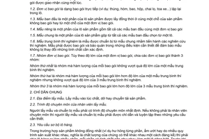 Tiêu chuẩn Việt Nam TCVN 1694:1975 về Sản phẩm hóa học - Lấy mẫu và chuẩn bị mẫu