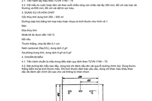 Tiêu chuẩn Việt Nam TCVN 1755:1975 về Vải dệt thoi - Phương pháp xác định độ co sau khi giặt