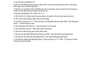 Tiêu chuẩn ngành 58 TCN 29:1974 về bản vẽ tàu cá - Vị trí các đường lý thuyết trên bản vẽ kết cấu tàu thép