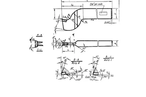 Tiêu chuẩn ngành 3 TCN 203:1972 về Dao bào gắn hợp kim cứng - Dao cắt đứt và cắt rãnh