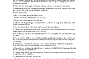 Tiêu chuẩn ngành 3 TCN 210:1972 về Dao tiện, dao bào và dao xọc gắn thép gió - Quy tắc nghiệm thu và phương pháp thử