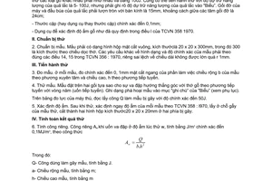 Tiêu chuẩn Việt Nam TCVN 366:1970 về gỗ – phương pháp xác định công riêng khi uốn va đập