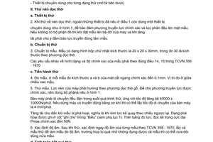 Tiêu chuẩn Việt Nam TCVN 363:1970 về gỗ - phương pháp xác định giới hạn bền khi nén