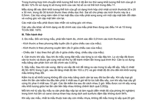 Tiêu chuẩn Việt Nam TCVN 362:1970 về gỗ - phương pháp xác định khối lượng thể tích