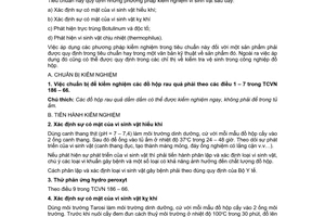 Tiêu chuẩn Việt Nam TCVN 280:1968 về đồ hộp rau quả