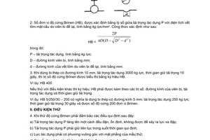 Tiêu chuẩn Việt Nam TCVN 256:1967 về Kim loại - Phương pháp thử độ cứng Brinen