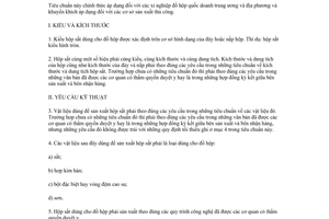 Tiêu chuẩn Việt Nam TCVN 166:1964 về Hộp sắt dùng cho đồ hộp