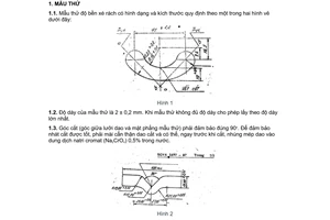 Tiêu chuẩn Việt Nam TCVN 1597:1987 về cao su - phương pháp xác định độ bền xé rách