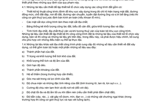 Tiêu chuẩn Việt Nam TCVN 4447:1987 về công tác đất - quy phạm thi công và nghiệm thu