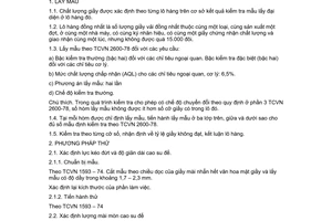 Tiêu chuẩn Việt Nam TCVN 1678:1986 về Giày vải xuất khẩu - Phương pháp thử