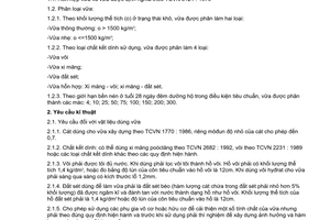 Tiêu chuẩn Việt Nam TCVN 4314:1986 về vữa xây dựng - yêu cầu kỹ thuật do Bộ Khoa học và Công nghệ ban hành