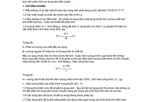 Tiêu chuẩn Việt Nam TCVN 1056:1986 về thuốc thử - phương pháp chuẩn bị các dung dịch cho phân tích trắc quang và phân tích đục khuyếch tán
