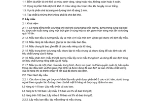 Tiêu chuẩn Việt Nam TCVN 1458:1986 về chè đọt khô - phương pháp thử