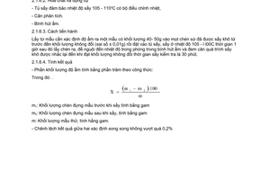 Tiêu chuẩn xây dựng TCXD 157:1986 về cát sử dụng trong công nghiệp thủy tinh - phương pháp xác định độ ẩm