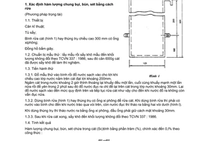 Tiêu chuẩn Việt Nam TCVN 343:1986 về cát xây dựng - phương pháp xác định hàm lượng chung bụi, bùn, sét