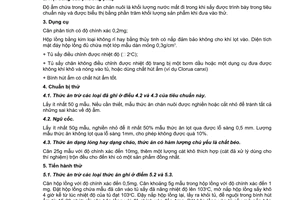 Tiêu chuẩn Việt Nam TCVN 4326:1986 về thức ăn chăn nuôi - Phương pháp xác định độ ẩm