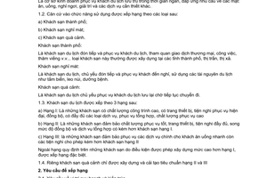 Tiêu chuẩn Việt Nam TCVN 4391:1986 về khách sạn du lịch - xếp hạng