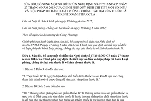 Nghị định 106/2017/NĐ-CP sửa đổi Nghị định hướng dẫn Luật phòng chống tác hại của thuốc lá