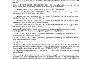 Tiêu chuẩn quốc gia TCVN ISO/IEC TS 17021-4:2015 (ISO/IEC TS 17021-4:2015) về Đánh giá sự phù hợp - Yêu cầu đối với tổ chức đánh giá và chứng nhận hệ thống quản lý - Phần 4: Yêu cầu về năng lực đánh giá và chứng nhận hệ thống quản lý sự kiện bền vững