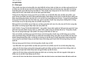 Tiêu chuẩn quốc gia TCVN ISO 10002:2015 (ISO 10002:2014) về Quản lý chất lượng - Sự thoả mãn của khách hàng - Hướng dẫn về xử lý khiếu nại
