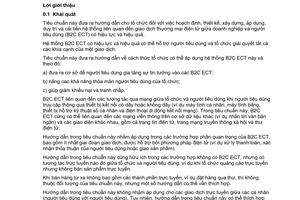 Tiêu chuẩn quốc gia TCVN ISO 10008:2015 (ISO 10008:2013) về Quản lý chất lượng - Sự thỏa mãn của khách hàng - Hướng dẫn về giao dịch thương mại điện tử giữa doanh nghiệp và người tiêu dùng