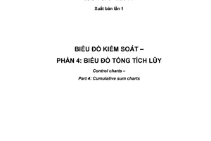 Tiêu chuẩn quốc gia TCVN 9945-4:2013 (ISO 7870-4:2011) về Biểu đồ kiểm soát - Phần 4: Biểu đồ tổng tích lũy
