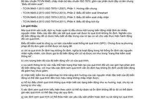 Tiêu chuẩn quốc gia TCVN 9945-1:2013 (ISO 7870-1:2007) về Biểu đồ kiểm soát - Phần 1: Hướng dẫn chung