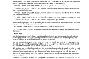 Tiêu chuẩn quốc gia TCVN 9944-7:2013 (ISO 22514-7:2012) về Phương pháp thống kê trong quản lý quá trình - Năng lực và hiệu năng - Phần 7: Năng lực của quá trình đo