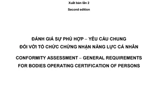 Tiêu chuẩn quốc gia TCVN ISO/IEC 17024:2012 (ISO/IEC 17024:2012) về Đánh giá sự phù hợp - Yêu cầu chung đối với tổ chức chứng nhận năng lực cá nhân