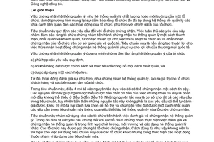 Tiêu chuẩn Việt Nam TCVN ISO/IEC 17021:2011 (ISO/IEC 17021:2011) về Đánh giá sự phù hợp - Yêu cầu đối với tổ chức đánh giá và chứng nhận hệ thống quản lý