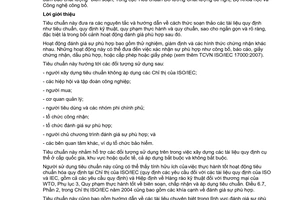 Tiêu chuẩn quốc gia TCVN ISO/IEC 17007:2011 (ISO/IEC 17007:2009) về Đánh giá sự phù hợp - Hướng dẫn biên soạn tài liệu quy định sử dụng để đánh giá sự phù hợp