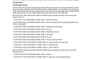 Tiêu chuẩn quốc gia TCVN 7870-2:2010 (ISO 80000-2:2009) về Đại lượng và đơn vị - Phần 2: Dấu và ký hiệu toán học dùng trong khoa học tự nhiên và công nghệ